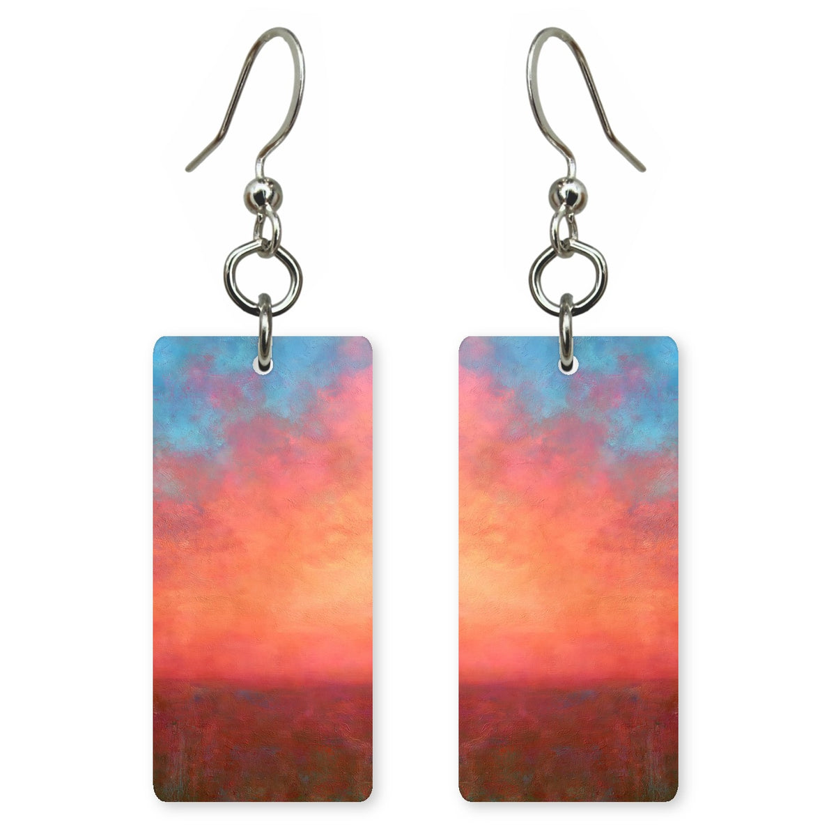 Coral Dusk Crimson Hope Earrings | FWX1461