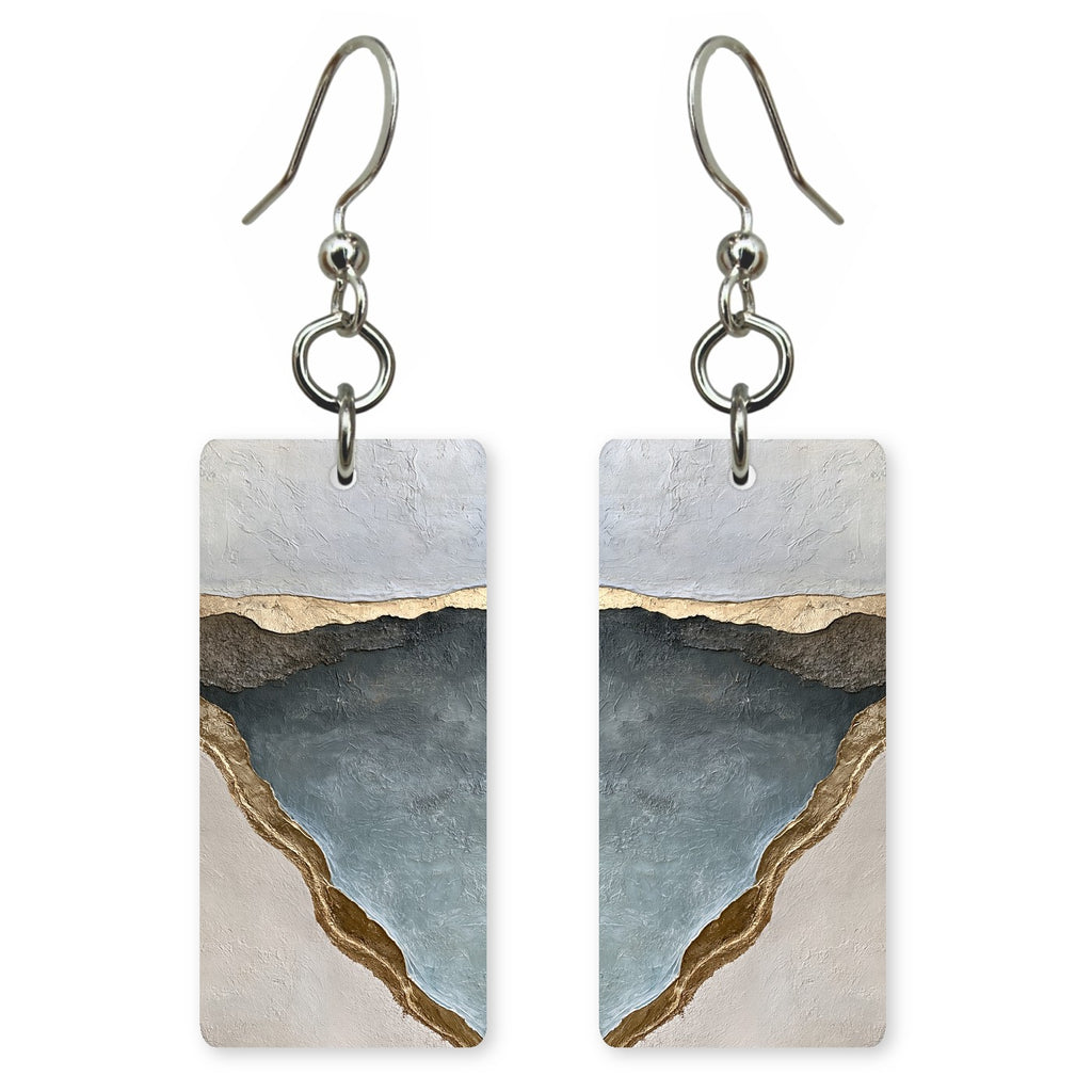 Slate Held Stillness Earrings | FWX1463