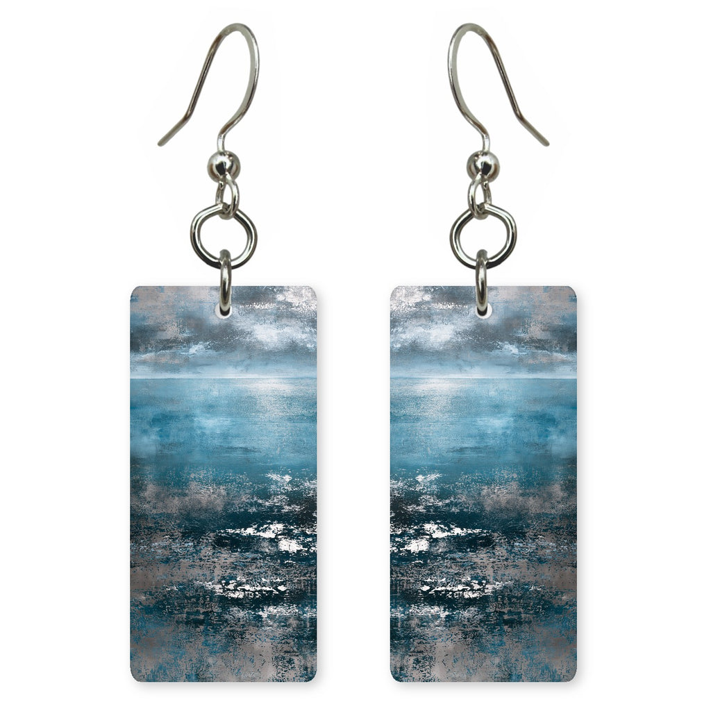 Teal Brooding Unrest Earrings | FWX1467