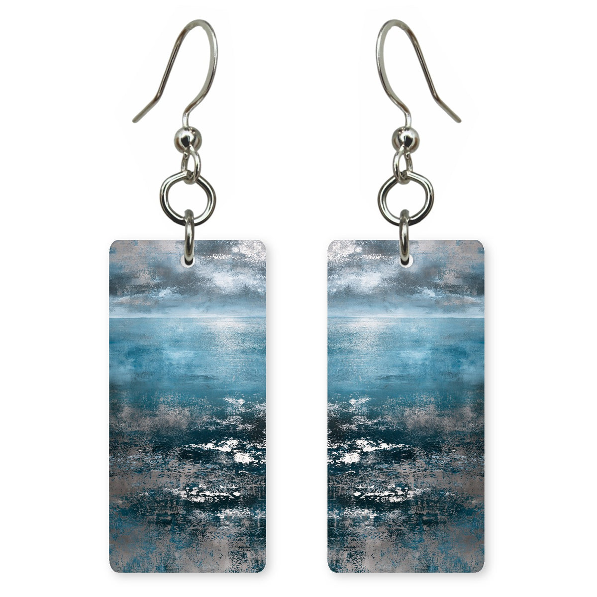 Teal Brooding Unrest Earrings | FWX1467