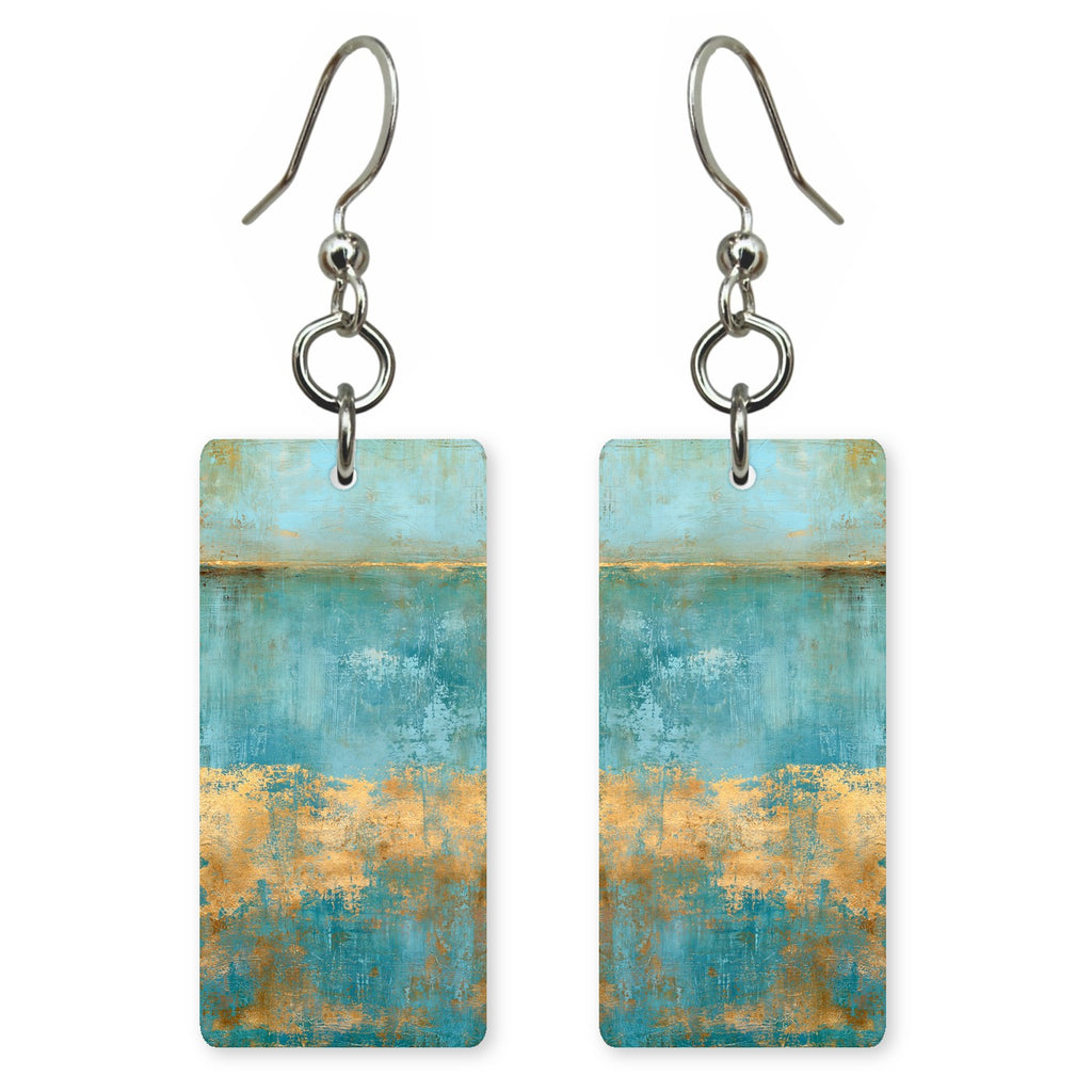 Aqua Grateful Tide Earrings | FWX1469