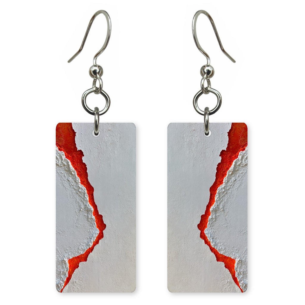 Vermilion Bare Vulnerability Earrings | FWX1470
