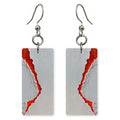 Vermilion Bare Vulnerability Earrings | FWX1470