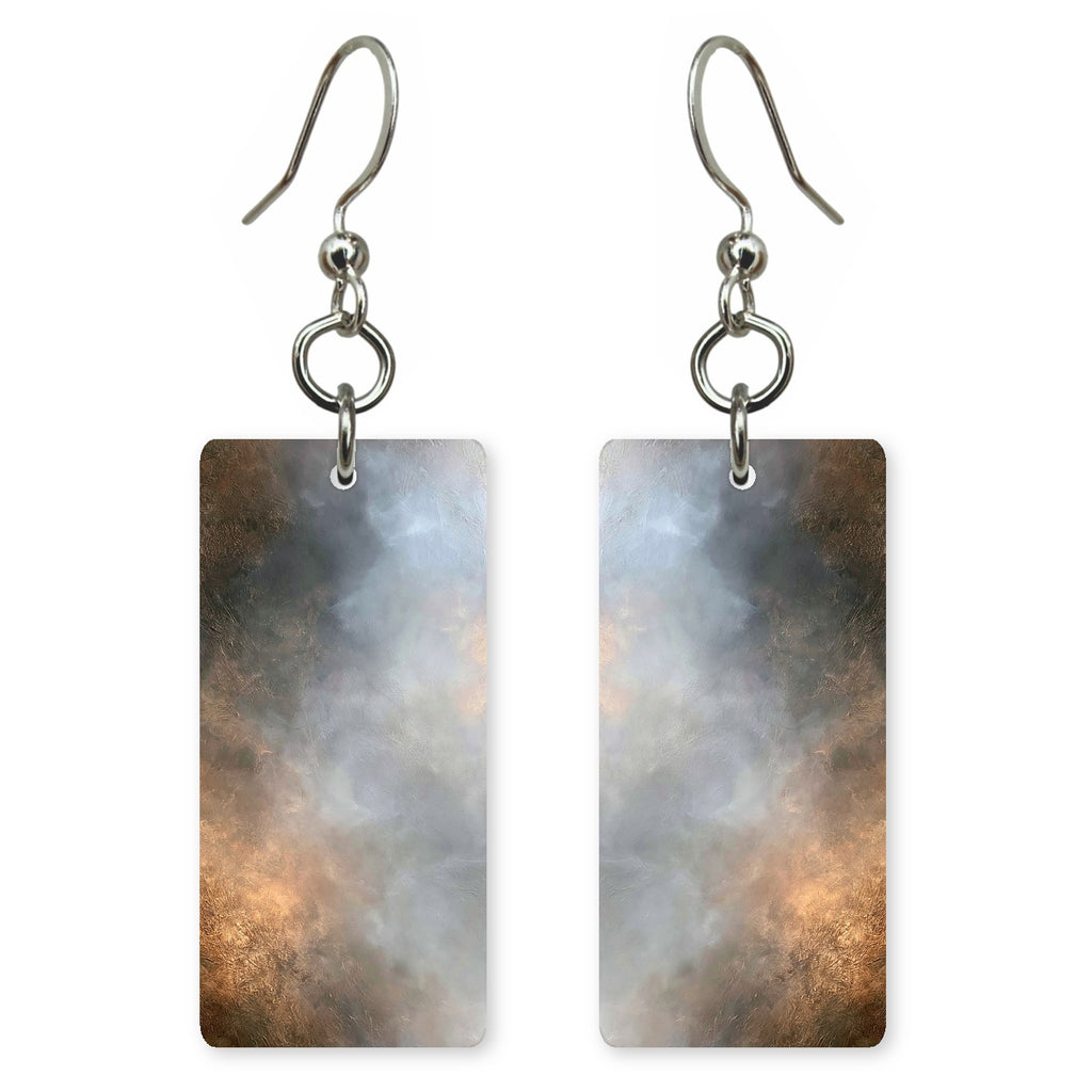 Smoky Bronze Mystery Earrings | FWX1471