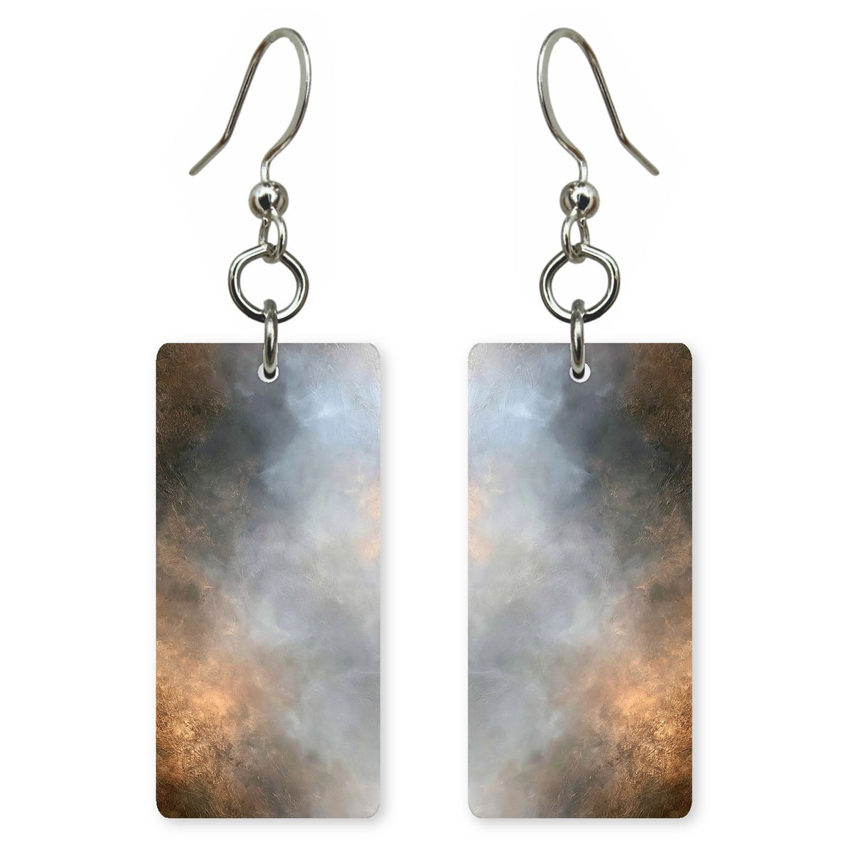 Smoky Bronze Mystery Earrings | FWX1471