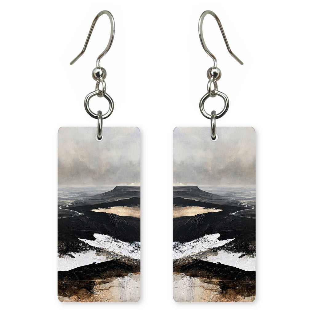 Charcoal Chosen Solitude Earrings | FWX1477