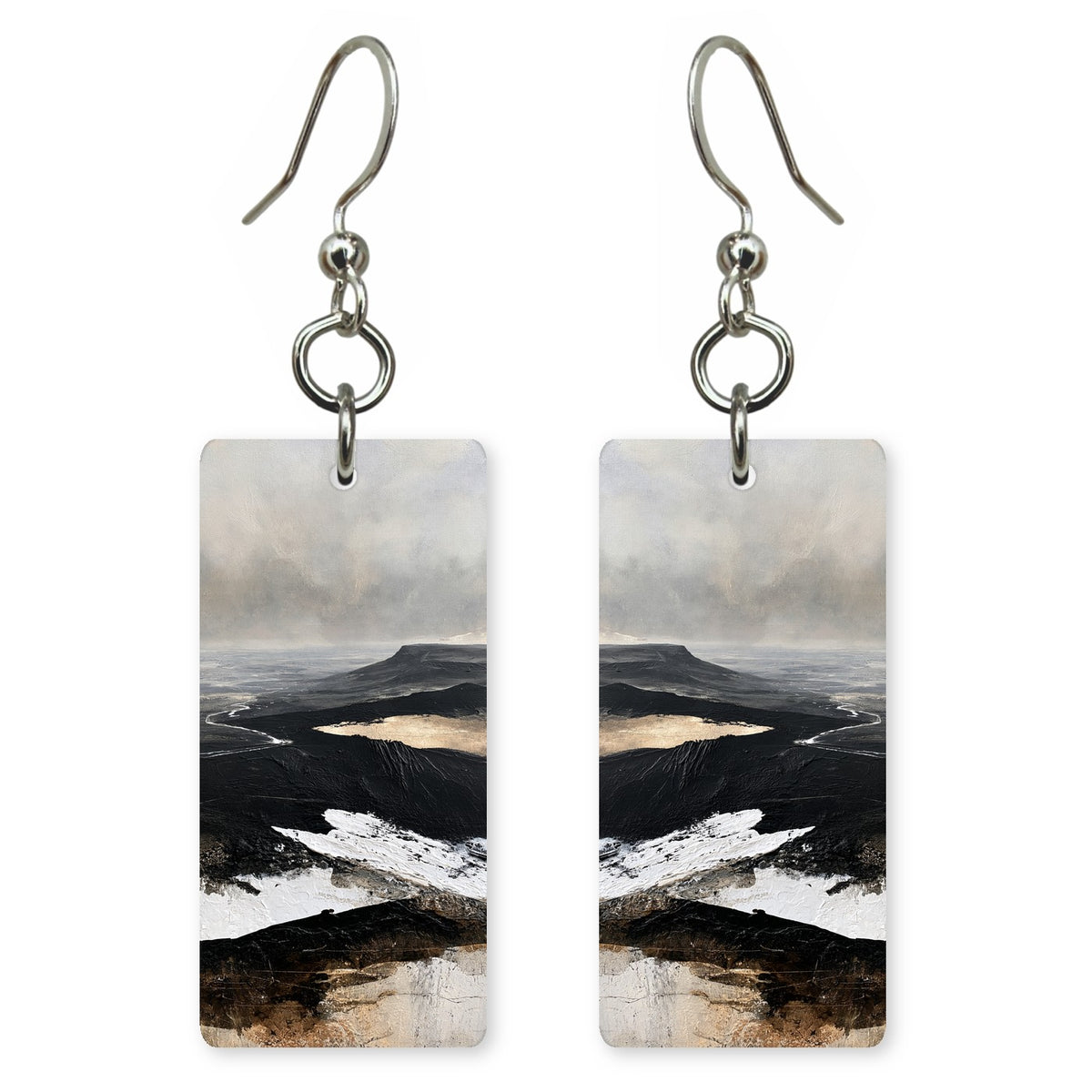 Charcoal Chosen Solitude Earrings | FWX1477