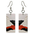 Crimson Held Defiance Earrings | FWX1489