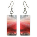 Rose Fog Crimson Yearning Earrings | FWX1491