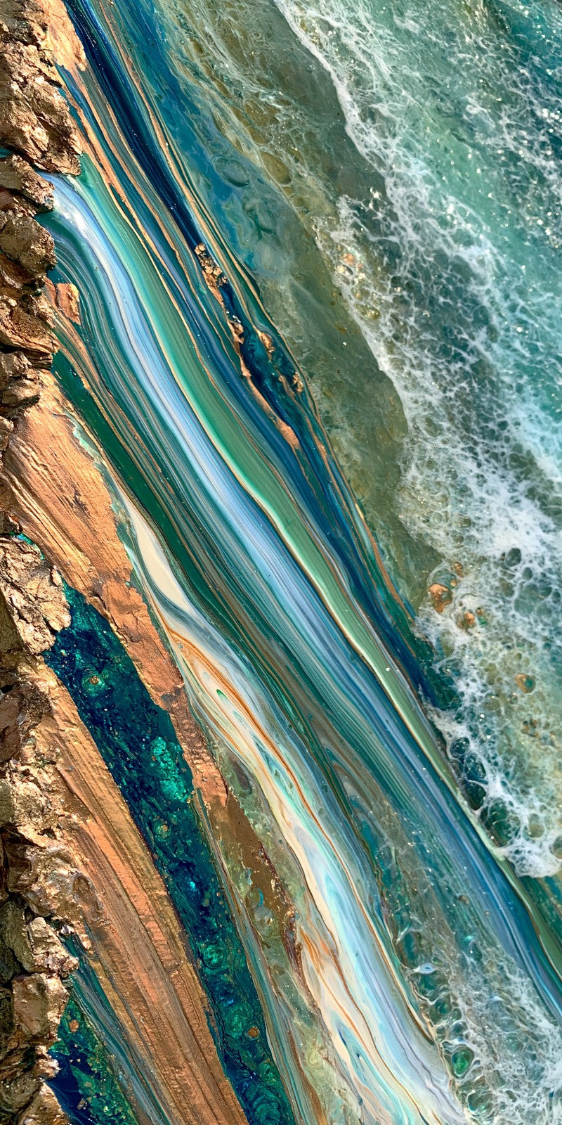 Aqua Wonder Drifting Earrings | FWX1494
