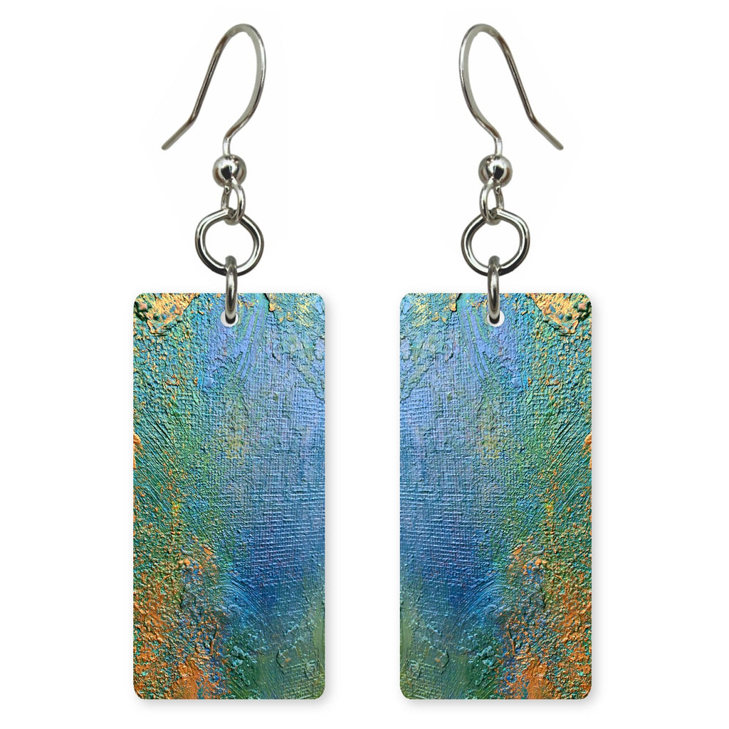 Peacock Blue Wonder Earrings | FWX1495