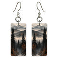 Slate Green Stillness Earrings | FWX1509