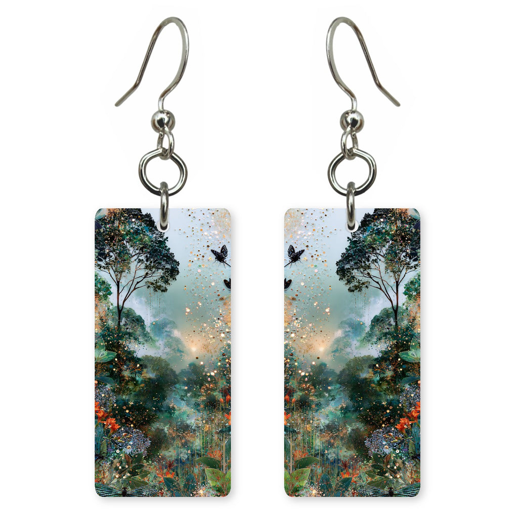 Verdant Teal Wonder Earrings | FWX1515