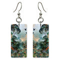Verdant Teal Wonder Earrings | FWX1515