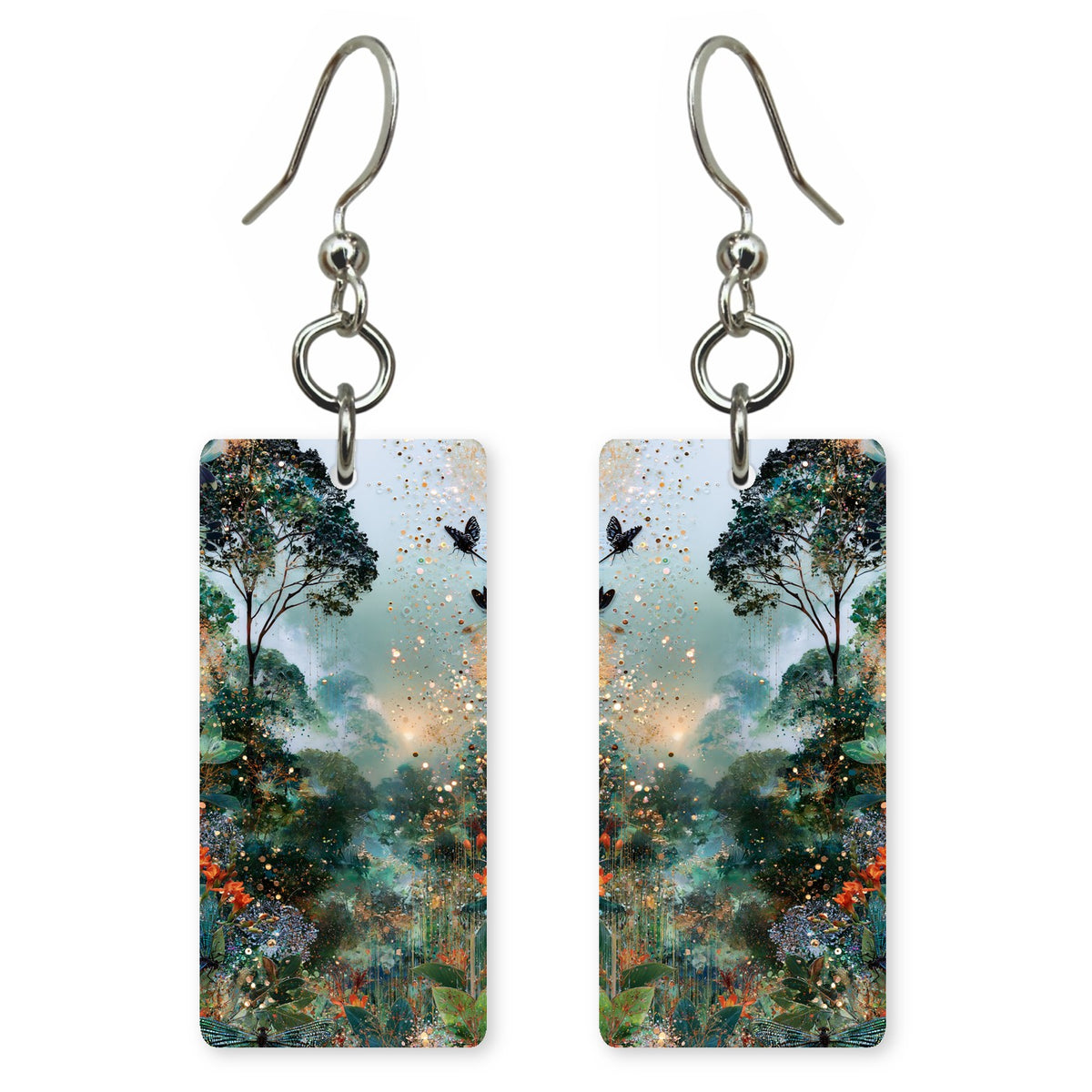 Verdant Teal Wonder Earrings | FWX1515