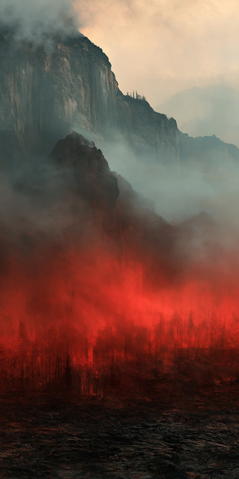 Crimson Ember Fury Earrings | FWX1518