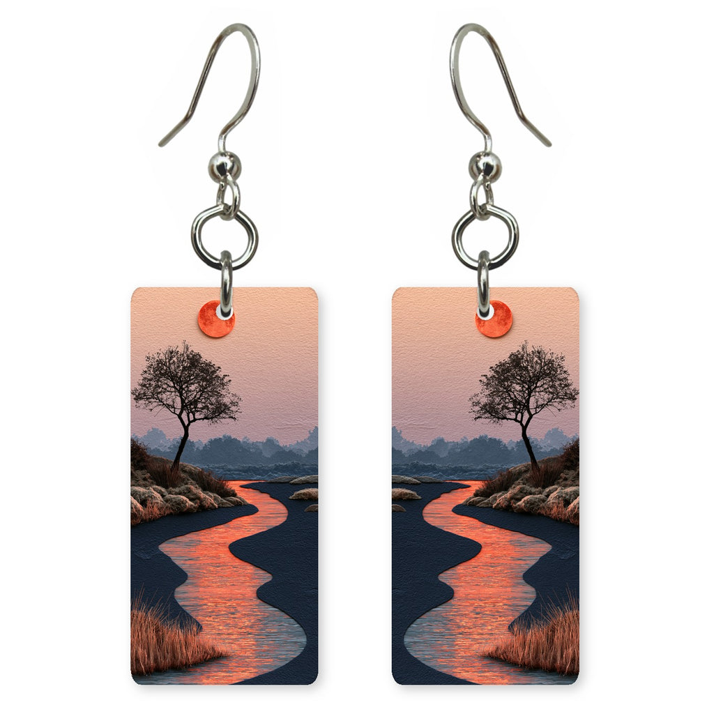 Coral Quiet Solace Earrings | FWX1522