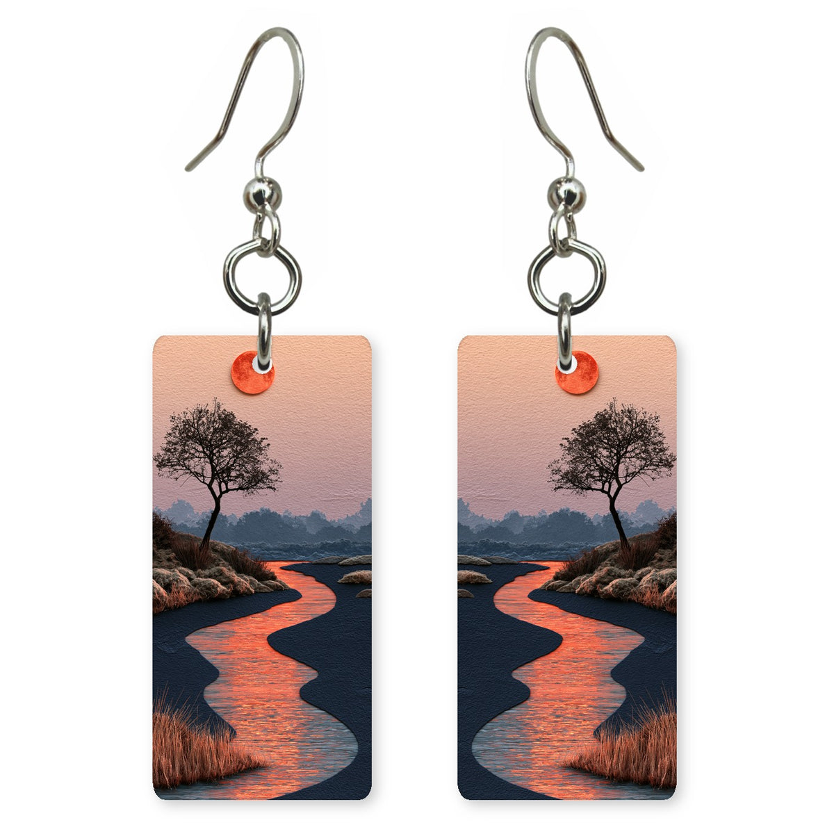 Coral Quiet Solace Earrings | FWX1522