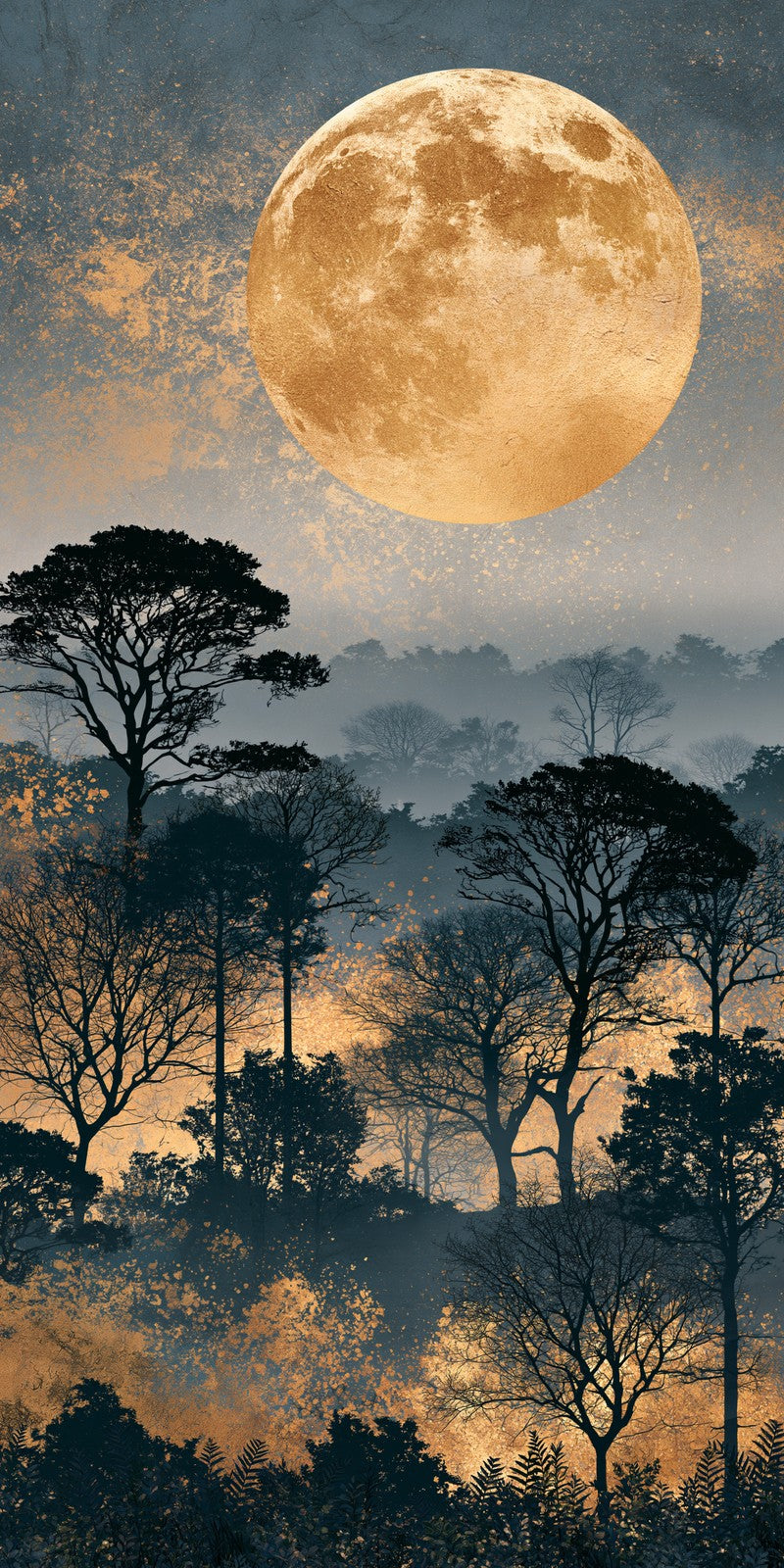Moonlit Gold Yearning Earrings | FWX1523