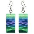 Emerald Deep Calm Earrings | FWX1534