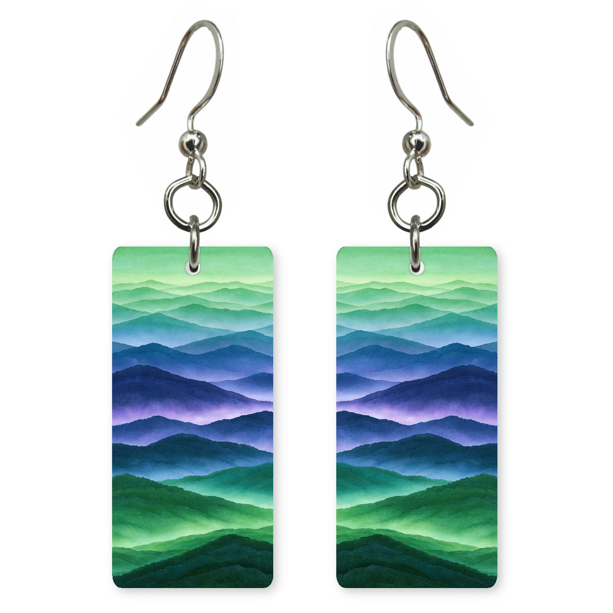 Emerald Deep Calm Earrings | FWX1534