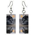 Gilded Moon Solitude Earrings | FWX1535