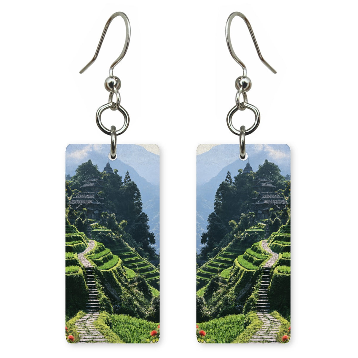 Green Steady Hope Earrings | FWX1544