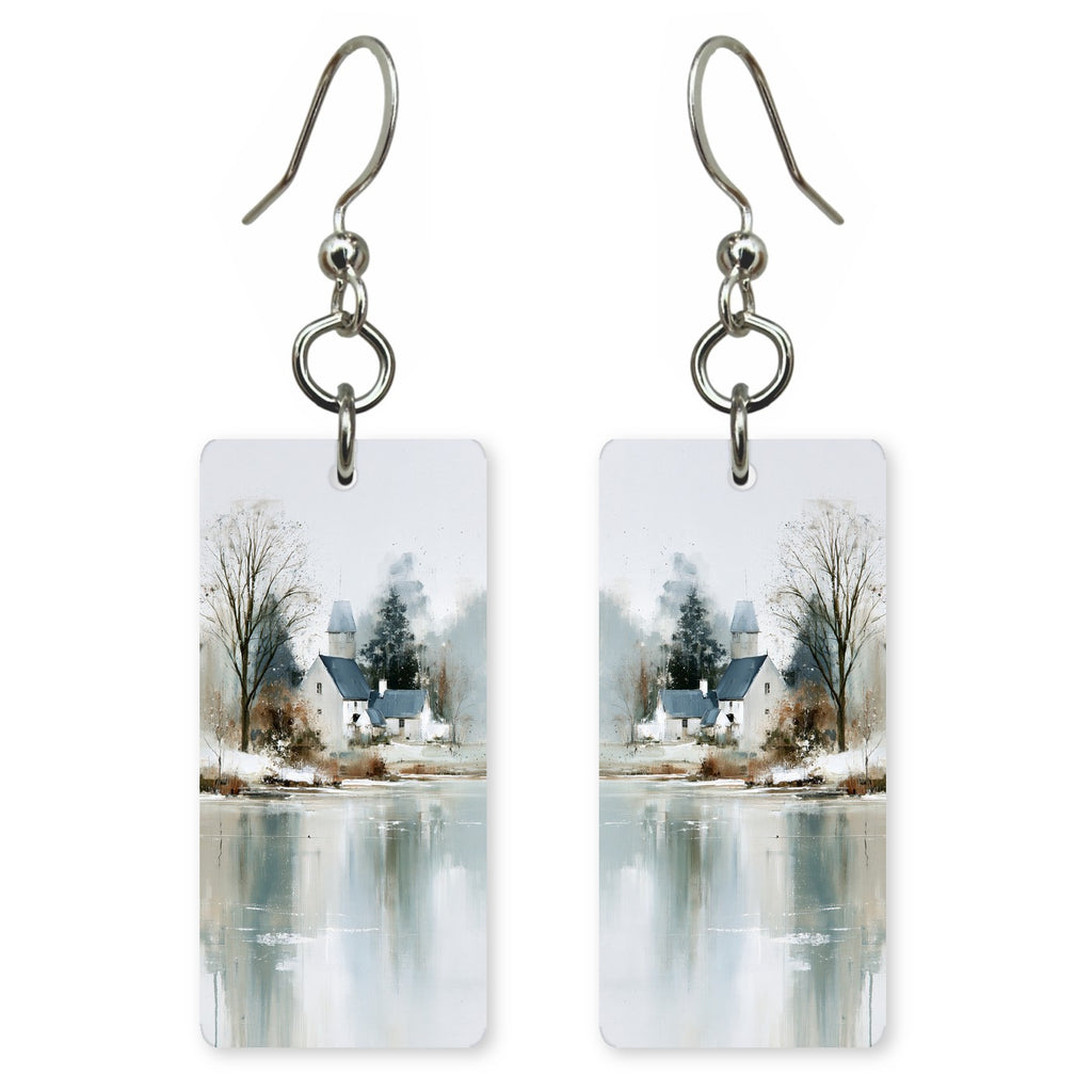 Frost White Solace Earrings | FWX1548