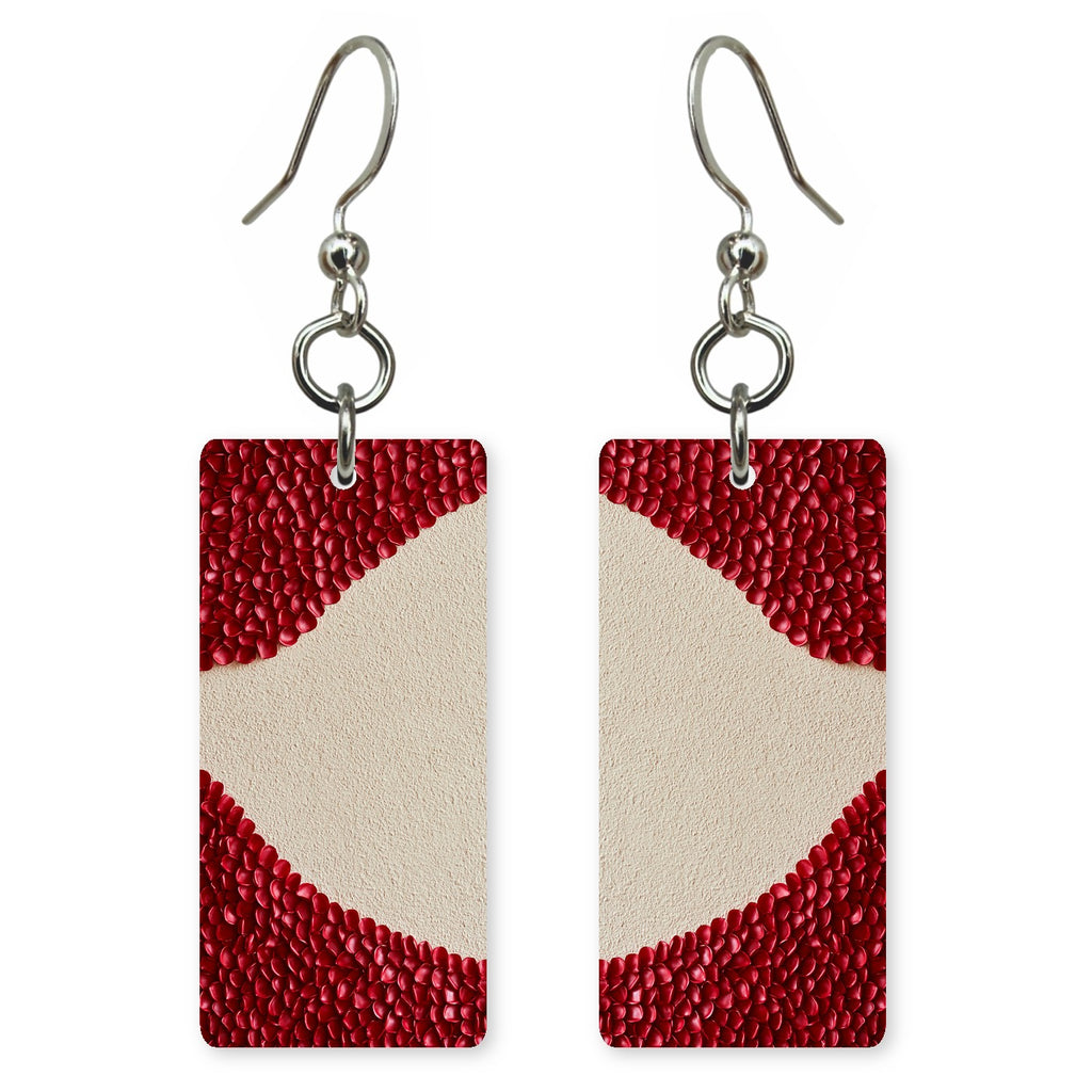 Crimson Before Parting Earrings | FWX154