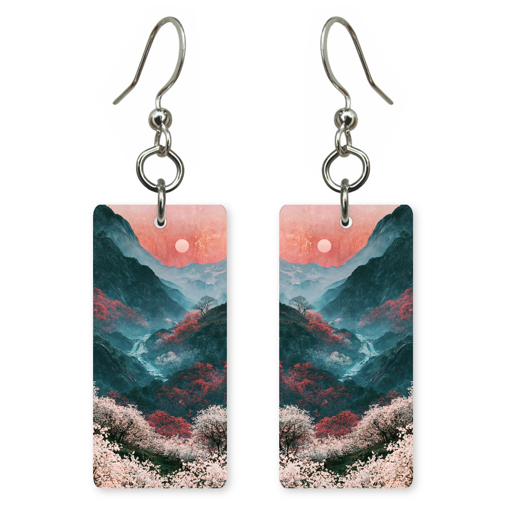 Cherry Teal Awakening Earrings | FWX1603