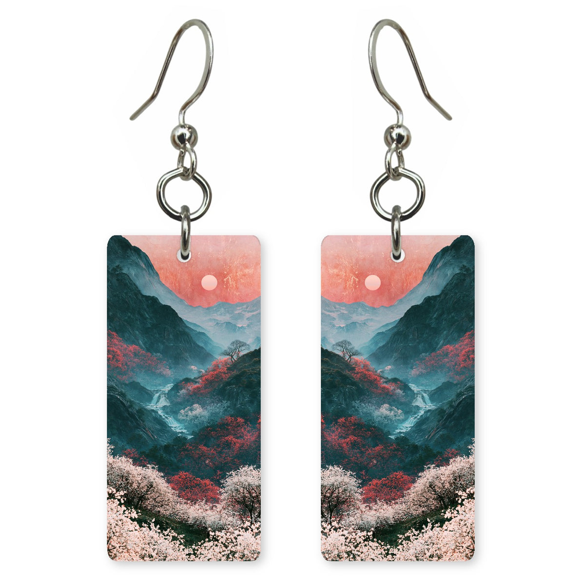 Cherry Teal Awakening Earrings | FWX1603
