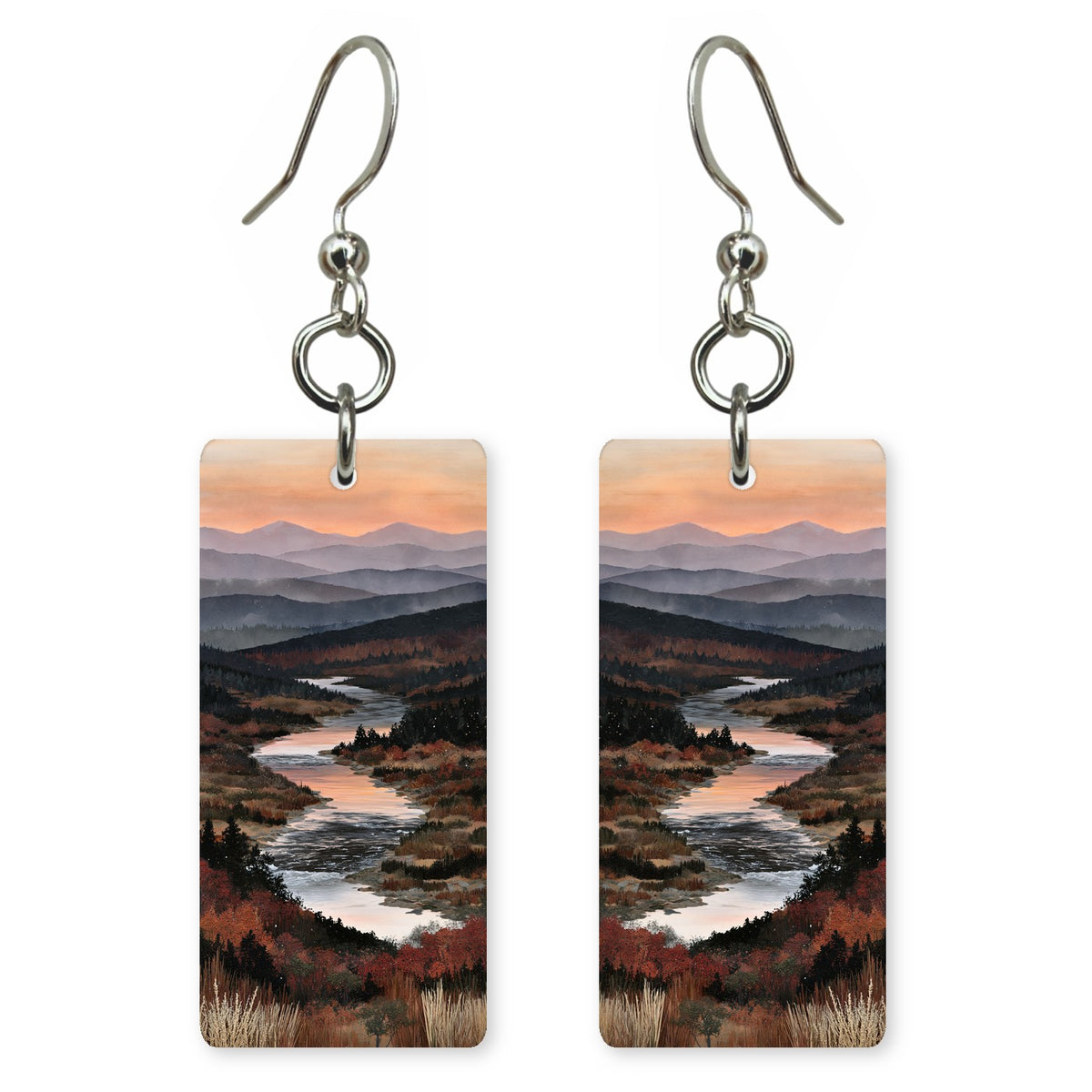Rust Peach Reverie Earrings | FWX1610