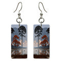 Rust and Blue Wistfulness Earrings | FWX1614