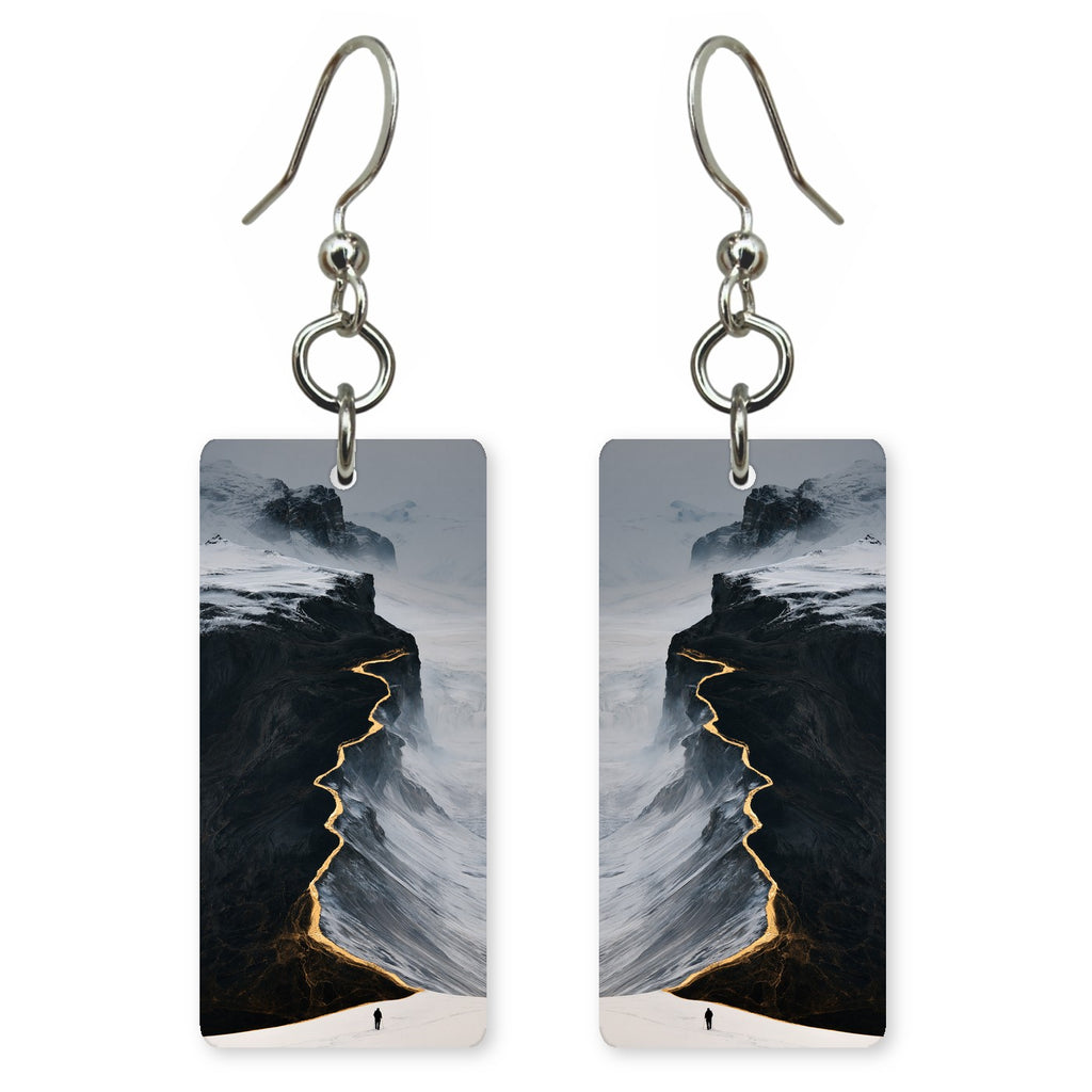 Gold Holding On Earrings | FWX1619
