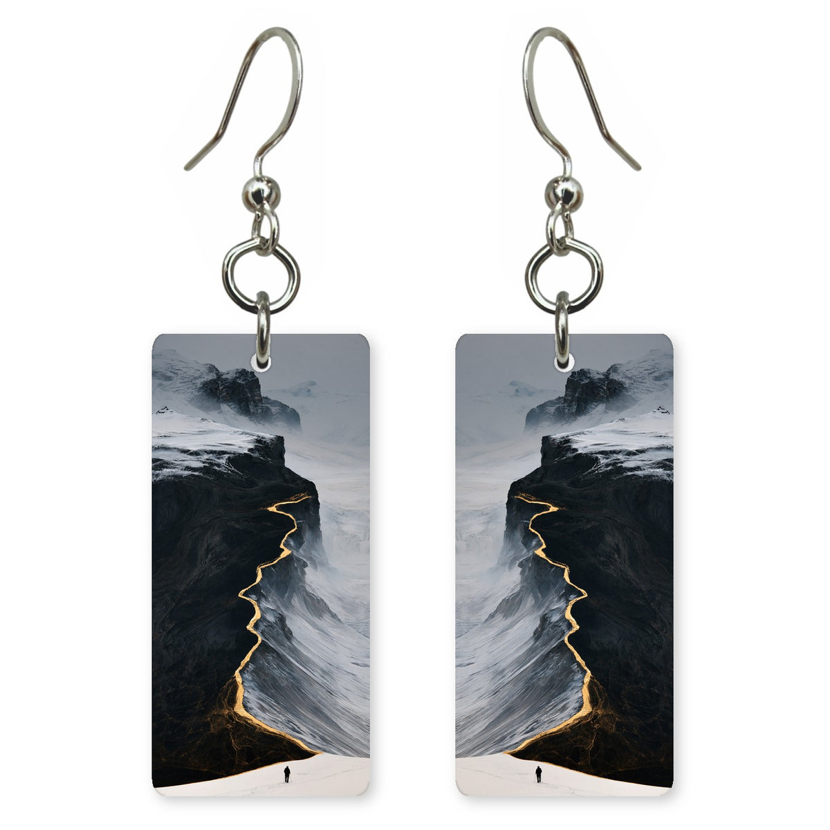 Gold Holding On Earrings | FWX1619