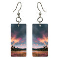 Magenta Dusk Aching Earrings | FWX1621