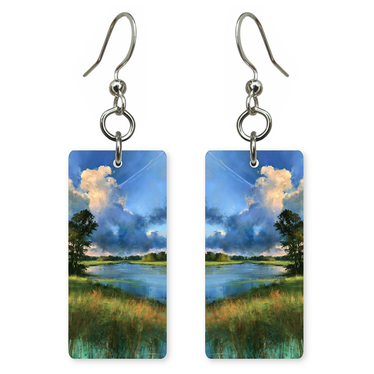 Blue Open Freedom Earrings | FWX1625