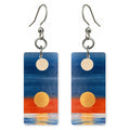 Cobalt and Vermilion Balance Earrings | FWX1627