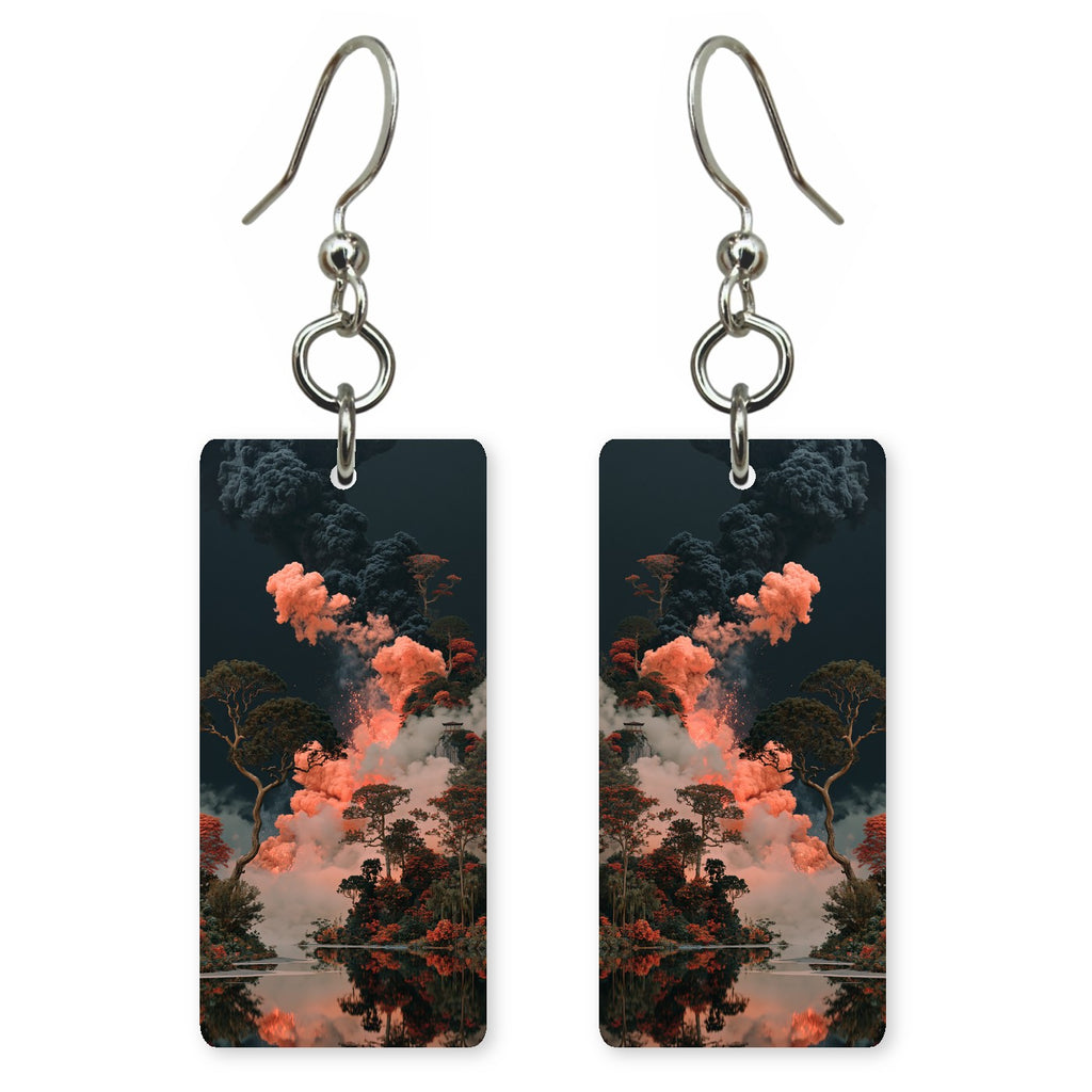 Coral Smoke Reckoning Earrings | FWX1632