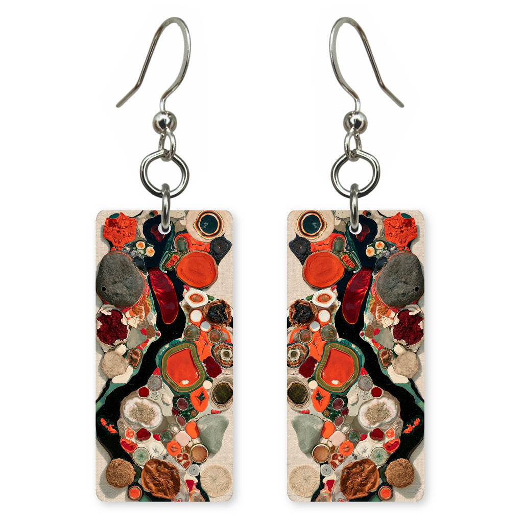 Rust Orange Courage Earrings | FWX1652