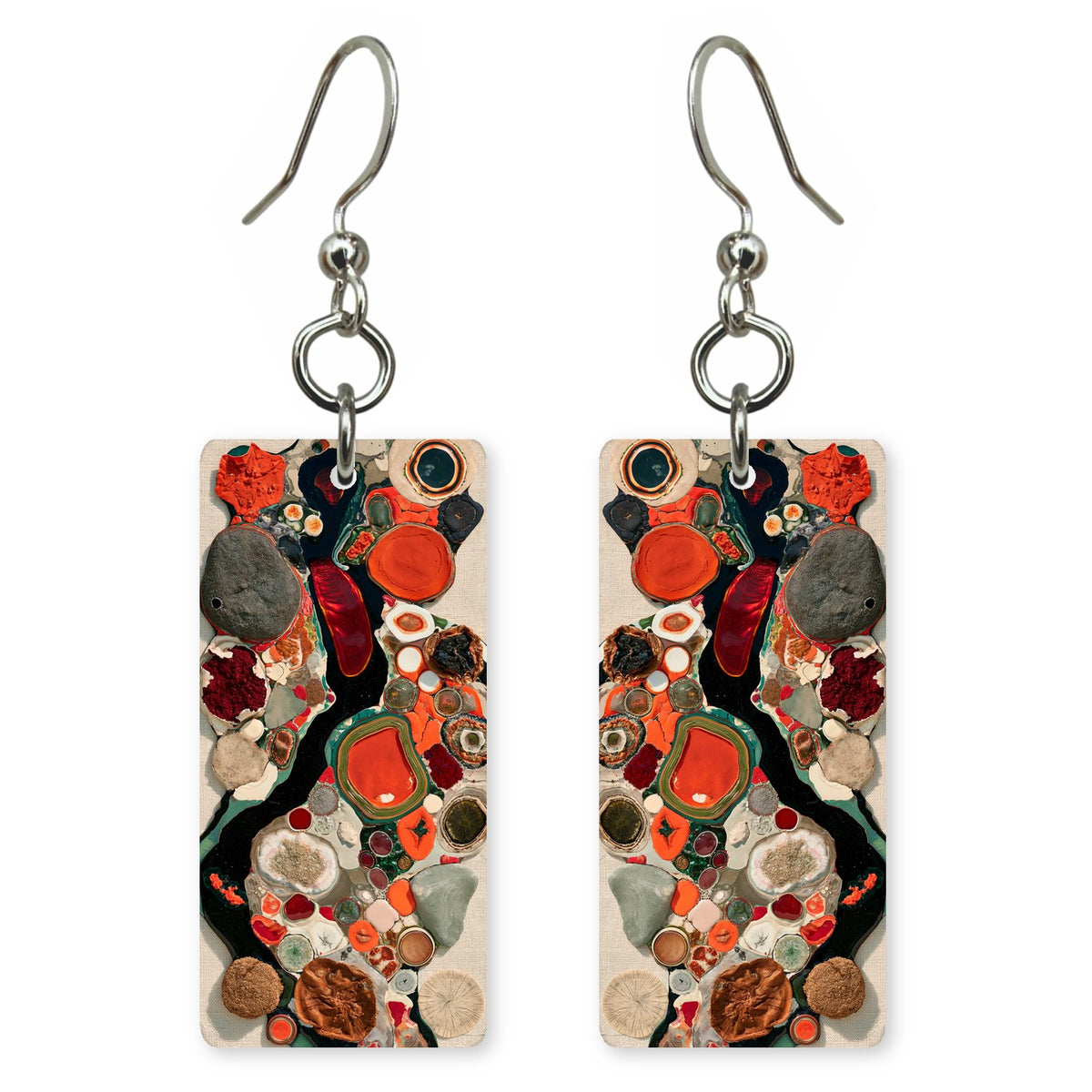 Rust Orange Courage Earrings | FWX1652
