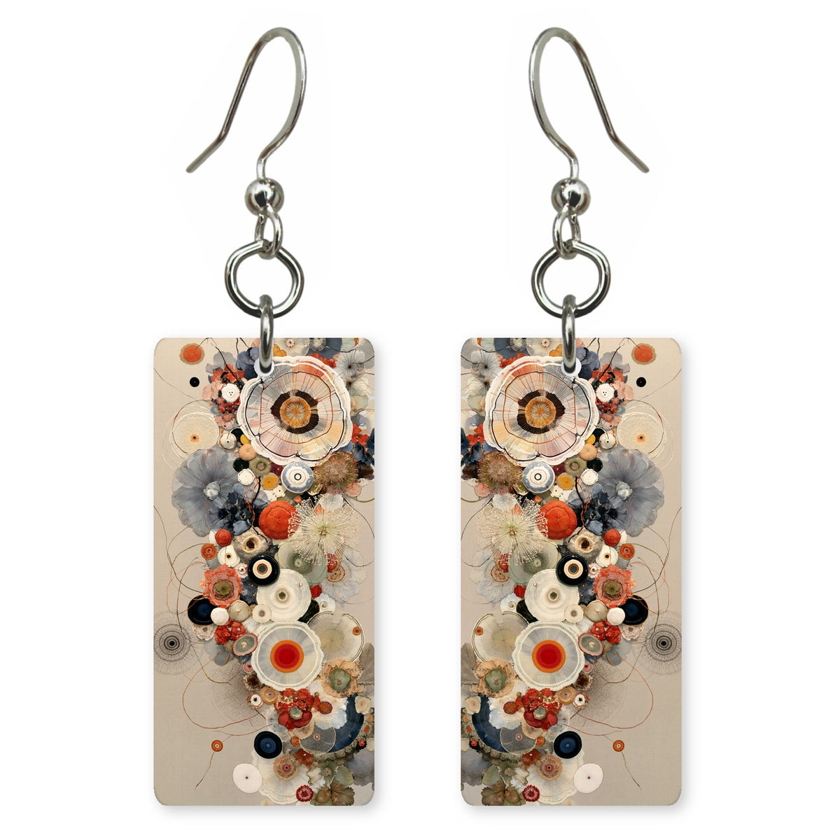 Dusty Gray Tenderness Earrings | FWX1653