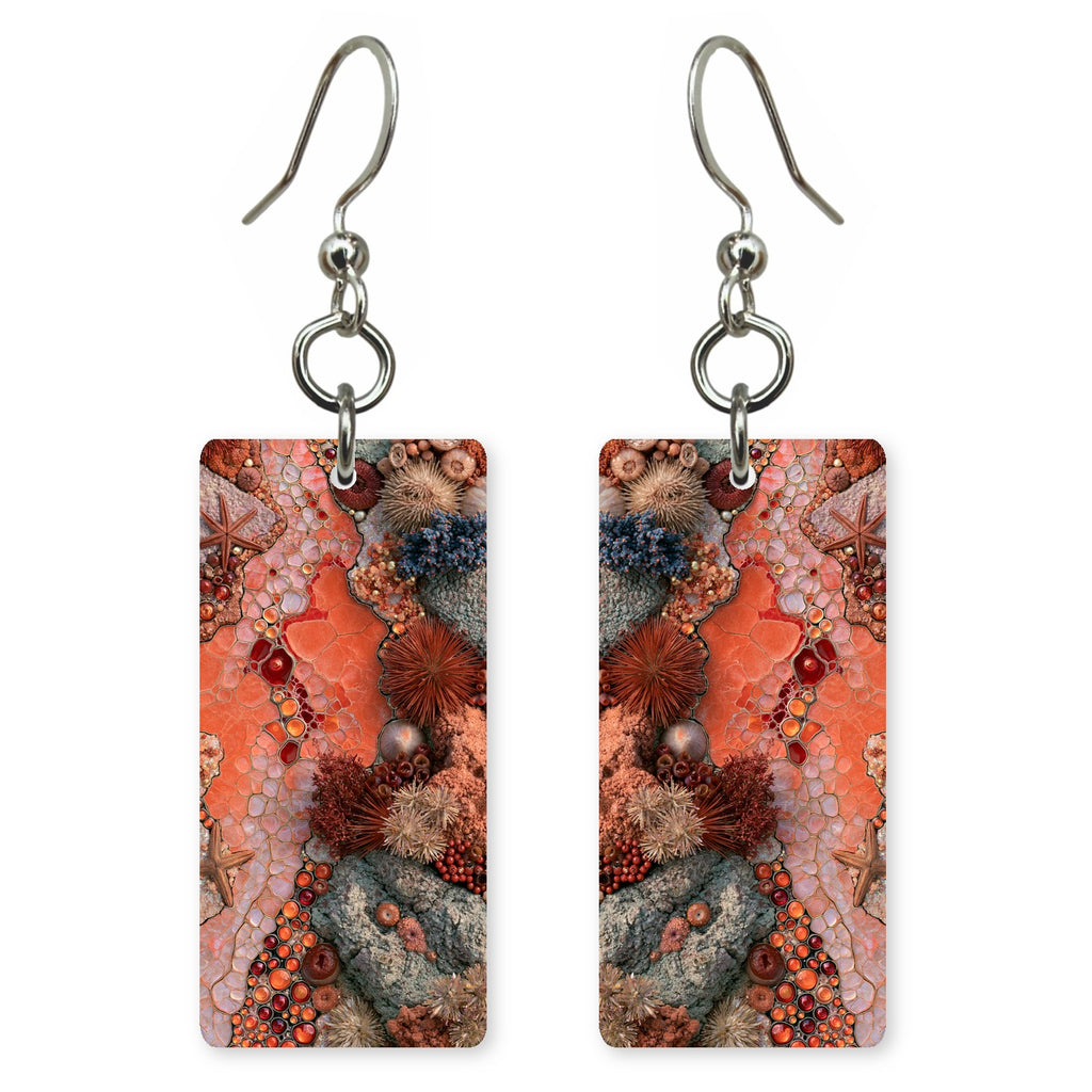 Salmon Gentle Quiet Earrings | FWX1658