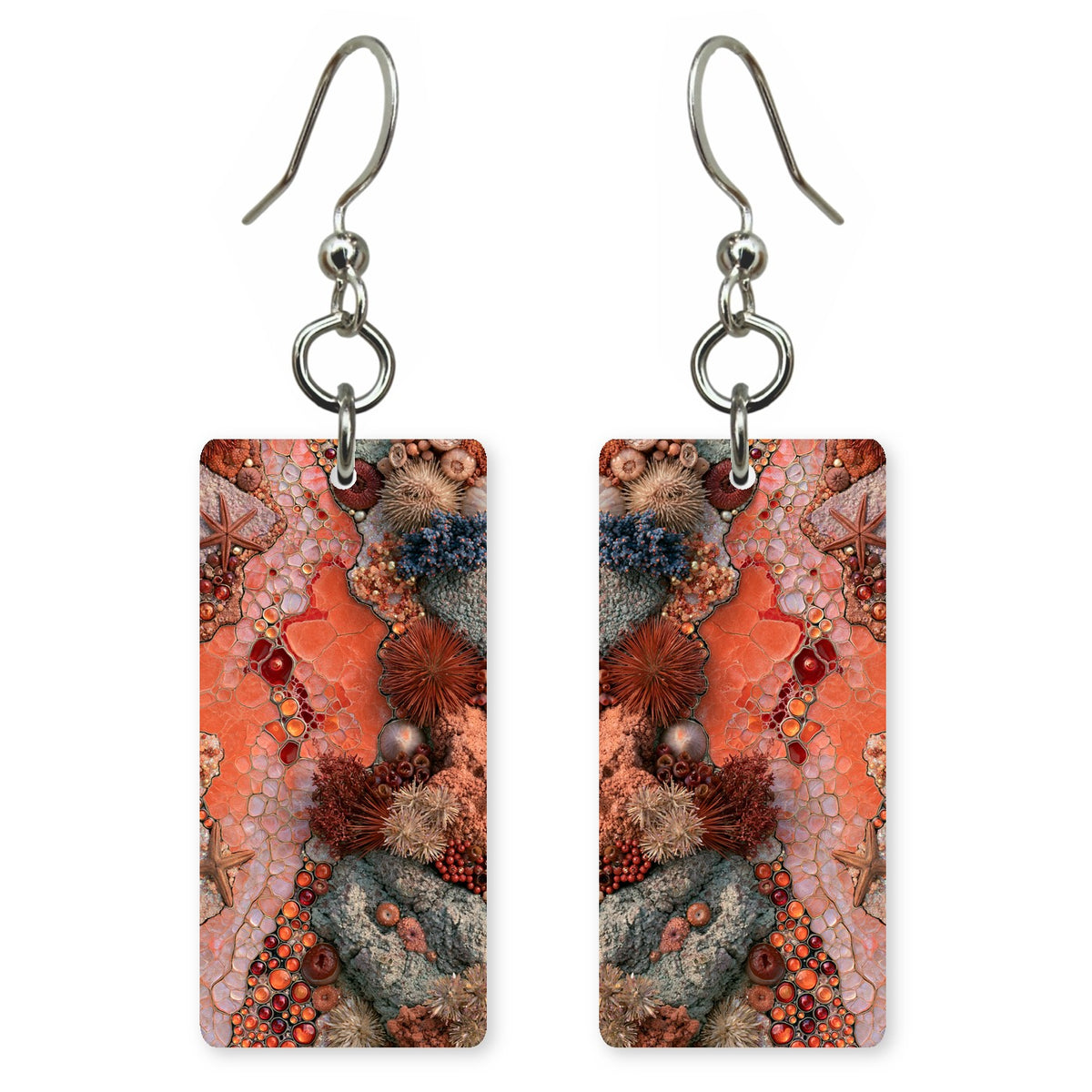 Salmon Gentle Quiet Earrings | FWX1658