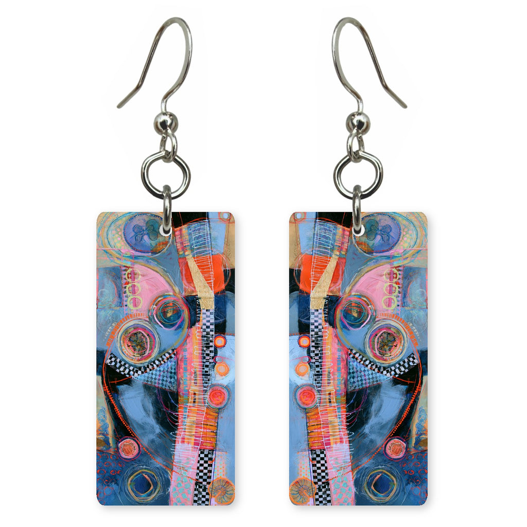 Blue Comfort Mended Earrings | FWX1666