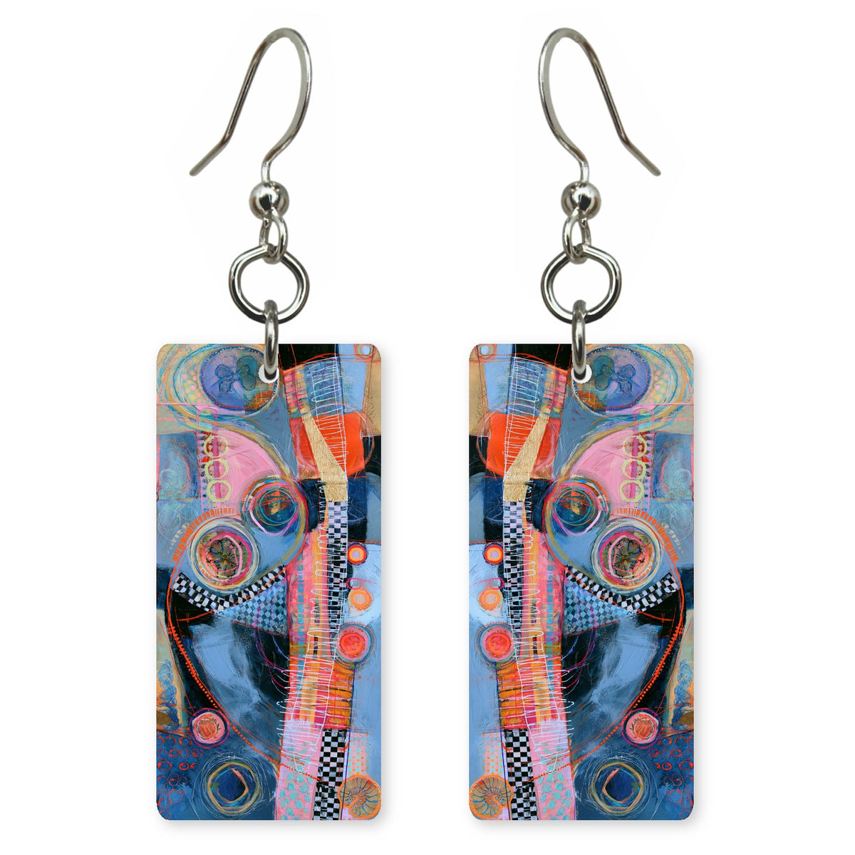 Blue Comfort Mended Earrings | FWX1666
