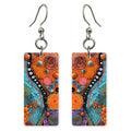 Tangerine Joy Overflowing Earrings | FWX1668