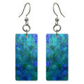Teal Wistful Peace Earrings | FWX166