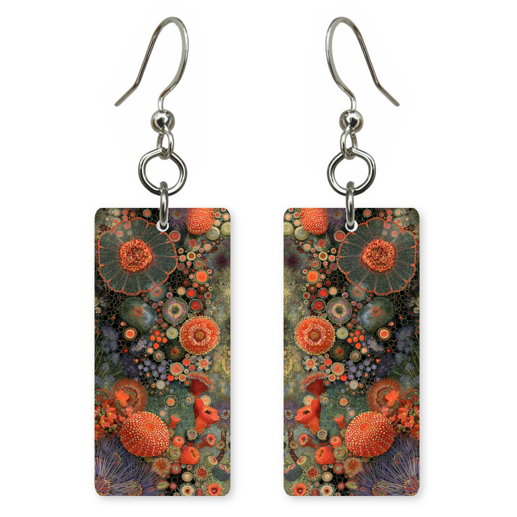 Marigold Teal Awe Earrings | FWX1678