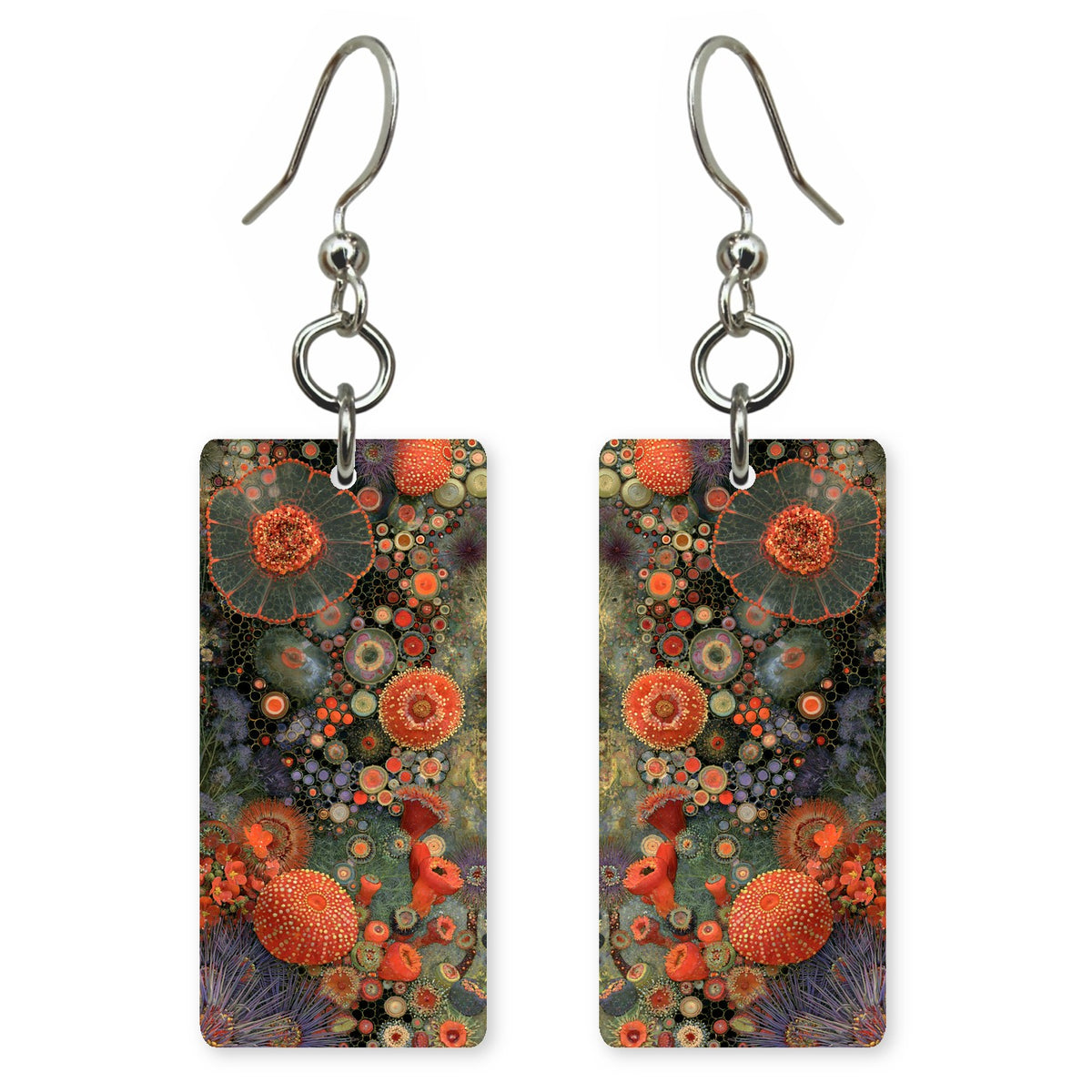 Marigold Teal Awe Earrings | FWX1678